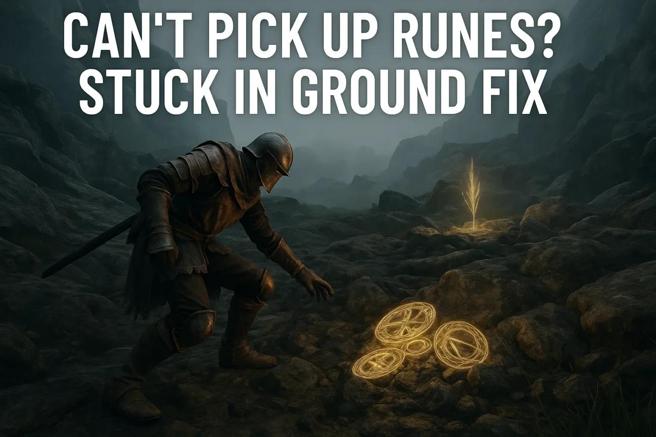 Can’t Pick Up Runes in Elden Ring? Stuck in Ground Fix