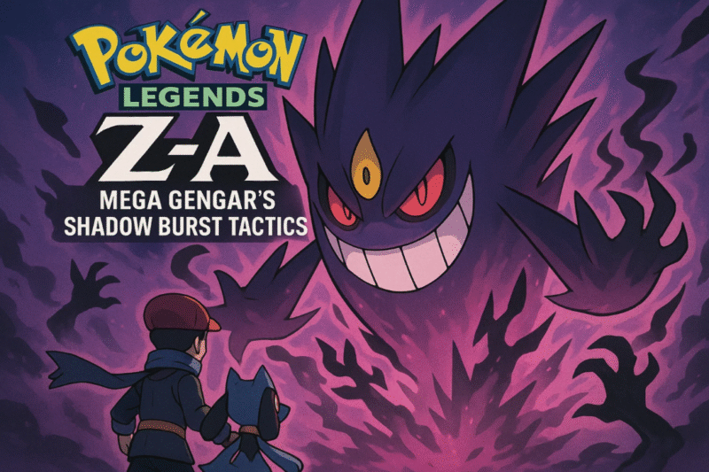 Pokémon Legends: Z-A Mega Gengar’s Shadow Burst Tactics